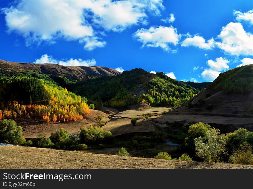 Sky, Nature, Highland, Wilderness