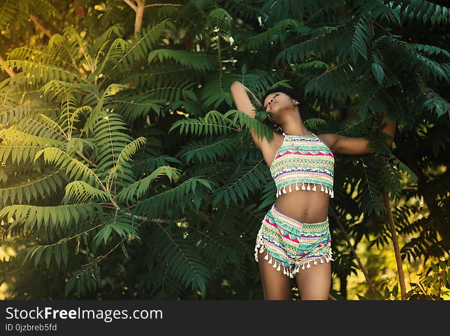 Women&#x27;s Multicolored Swimsuit