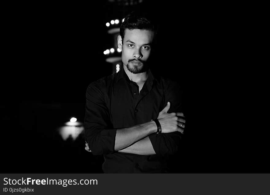 Man in Black Suit Photo