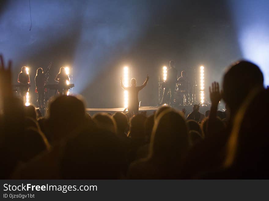 People Gathering at Concert