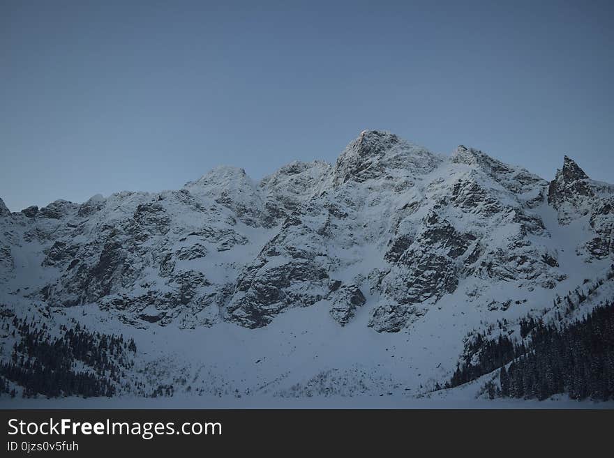 Mountains Filled With Snow