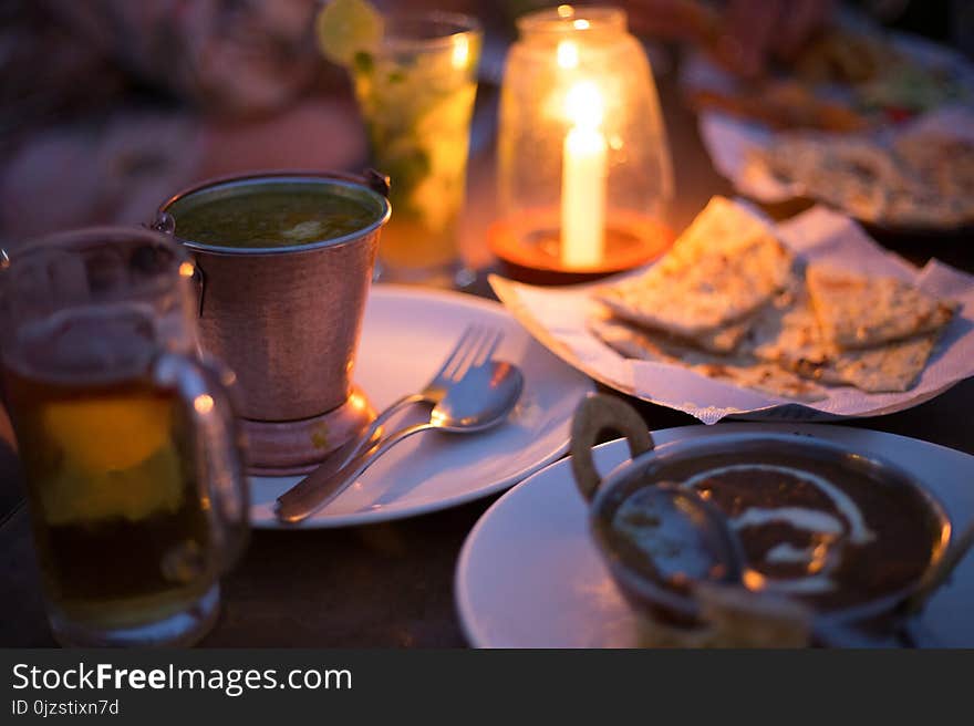 Indian cheese masala, spicy taste. Dinner by the ocean National cuisine of Goa.