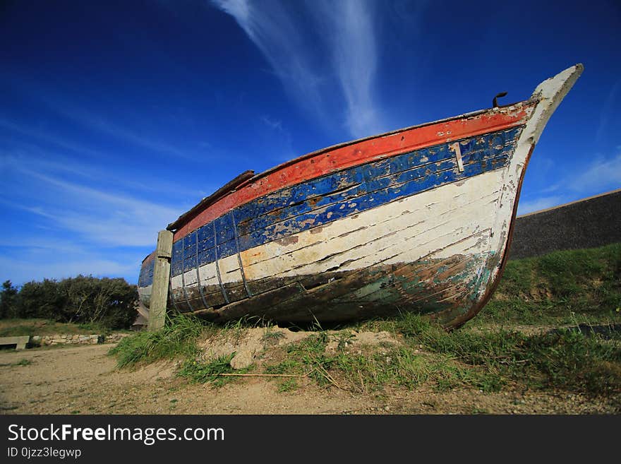 Sky, Boat, Cloud, Vehicle