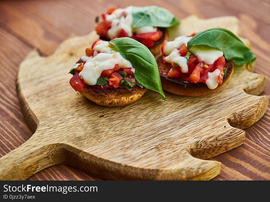 Bruschetta, Appetizer, Dish, Cuisine