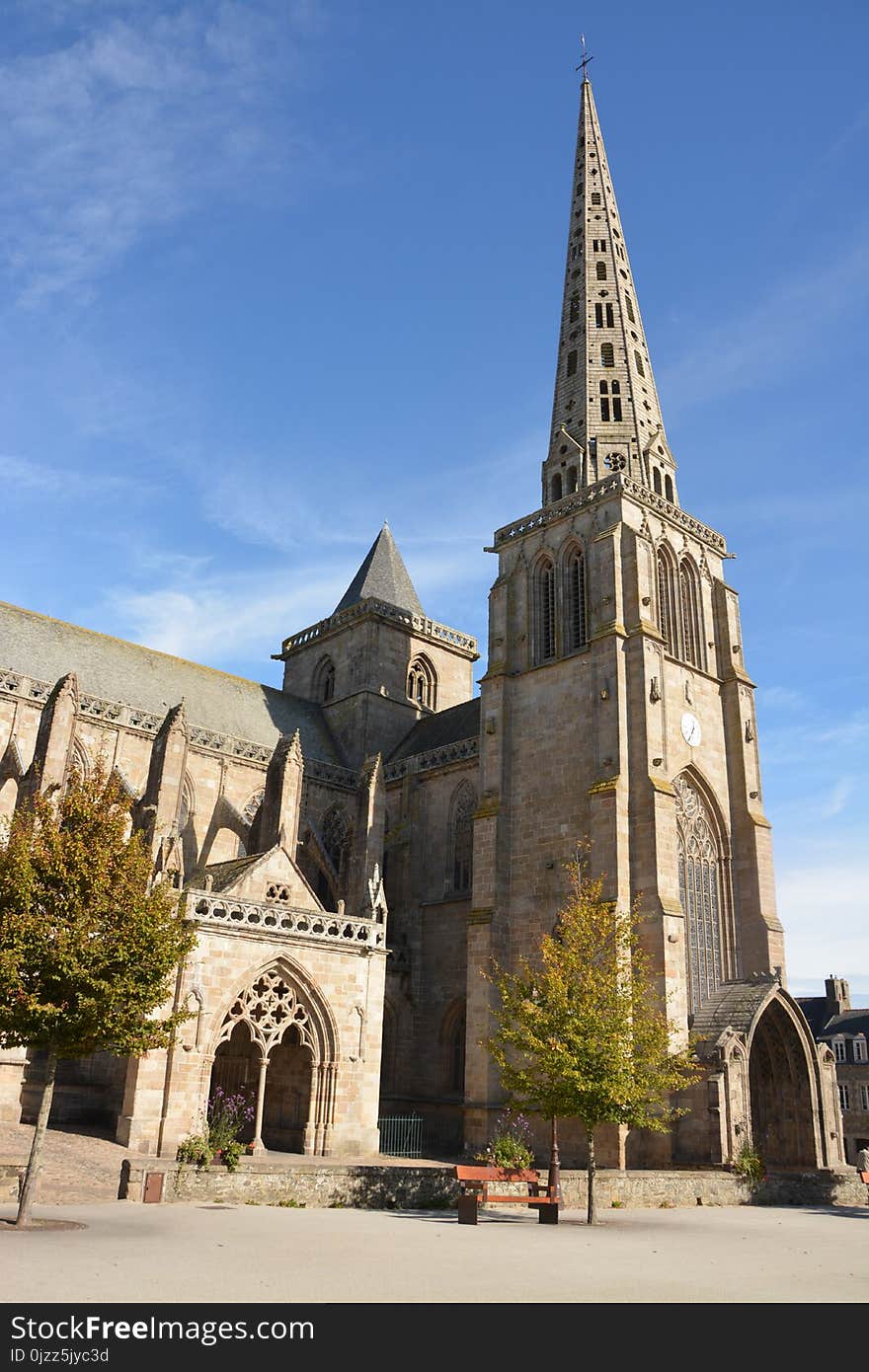 Spire, Building, Sky, Medieval Architecture