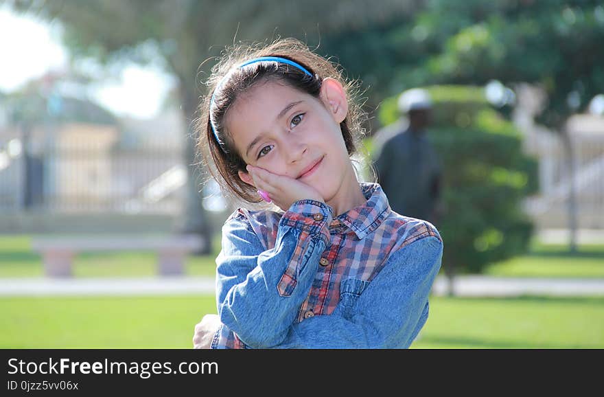 Grass, Fun, Girl, Photography