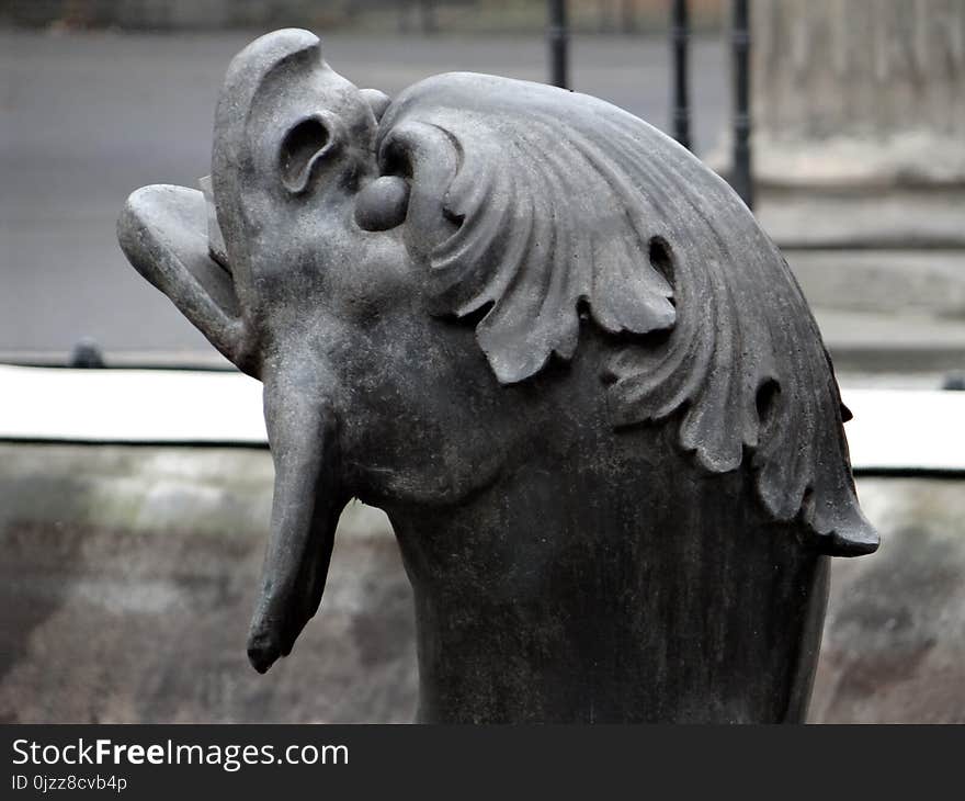 Sculpture, Head, Statue, Stone Carving