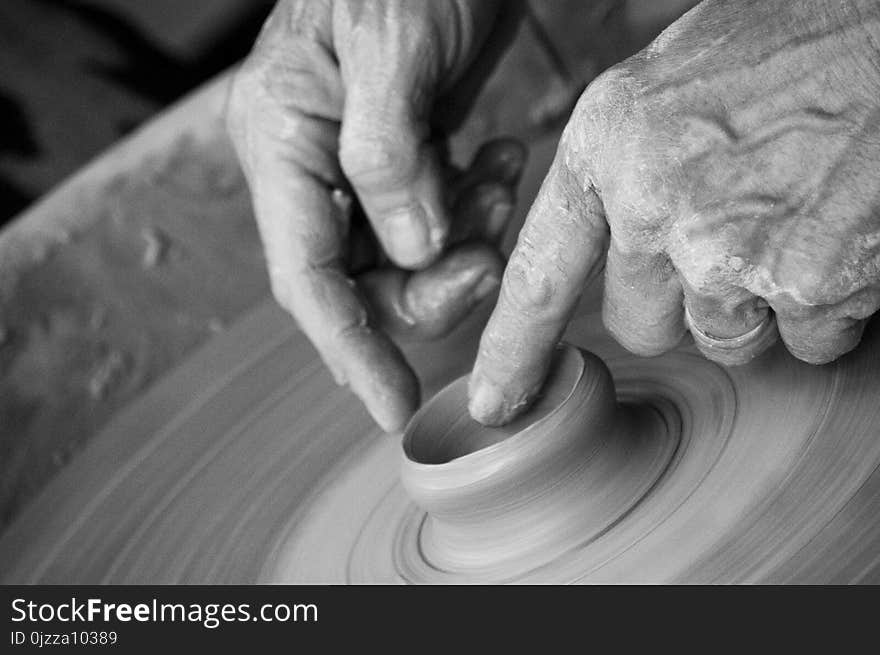 Hand, Black And White, Monochrome Photography, Finger