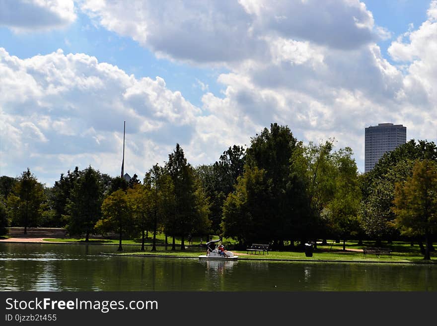 Reflection, Sky, Water, Waterway