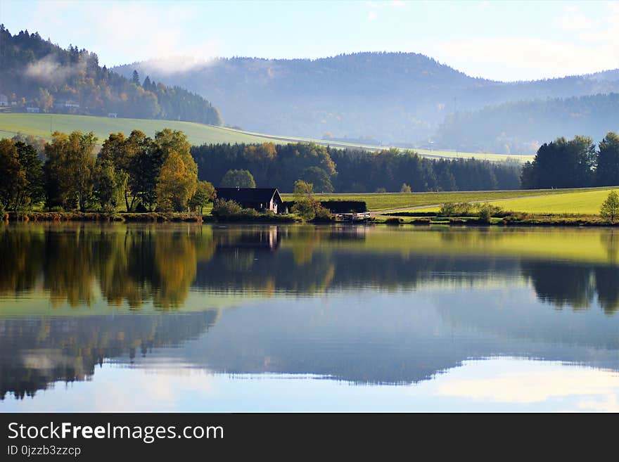 Reflection, Nature, Water, Lake