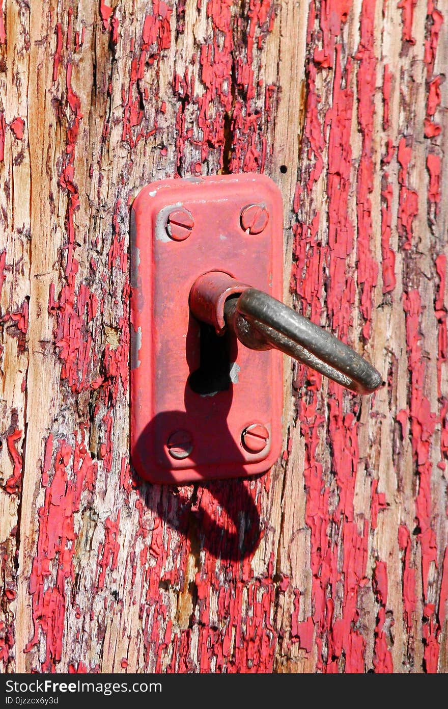 Red, Pink, Wall, Modern Art