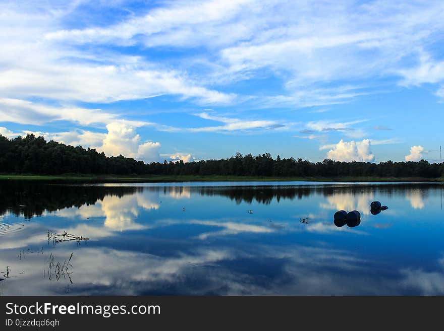 Reflection, Sky, Water, Nature