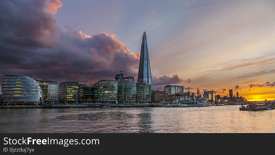 Cityscape, Skyline, Skyscraper, City