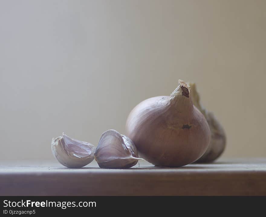 Still Life, Still Life Photography, Garlic, Shallot