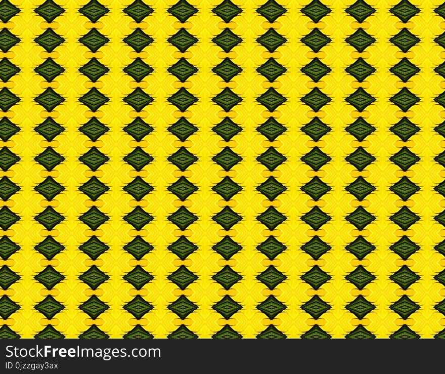 Yellow, Green, Pattern, Design