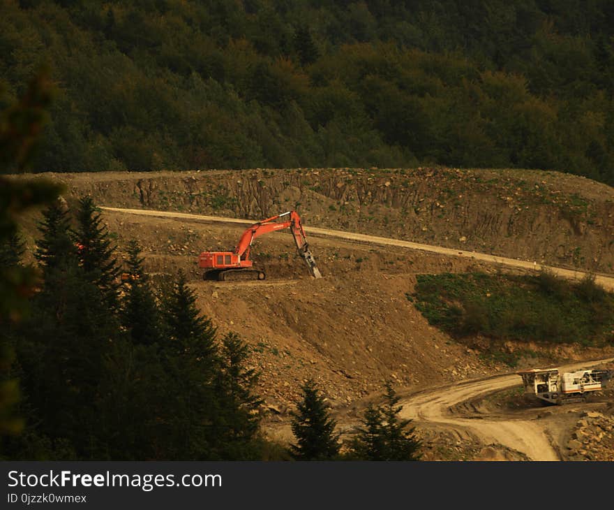 Road, Geological Phenomenon, Hill, Highland