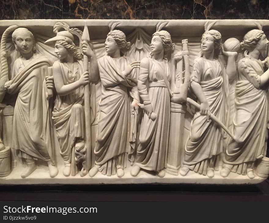 Stone Carving, Relief, Classical Sculpture, Sculpture