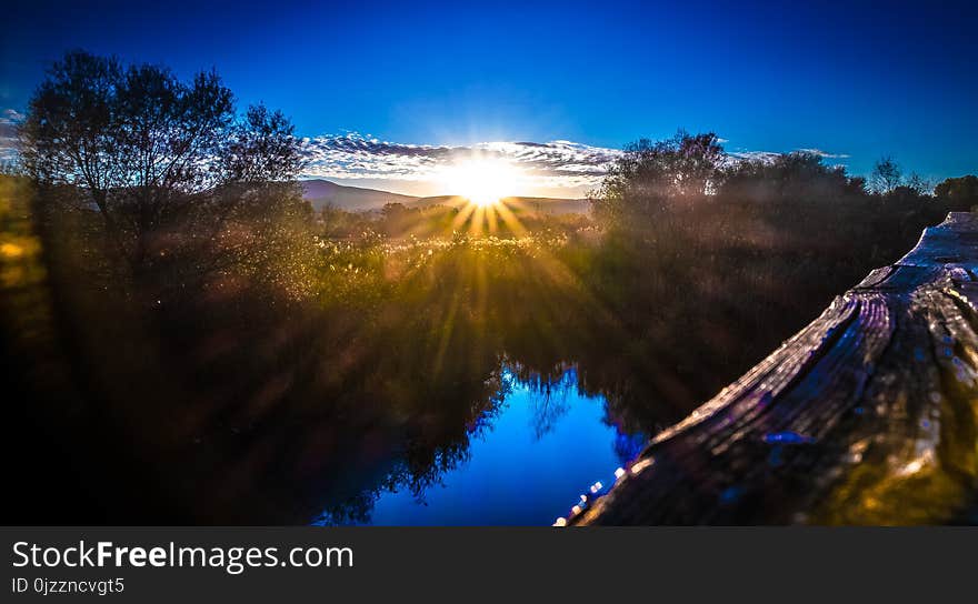 Reflection, Nature, Water, Sky