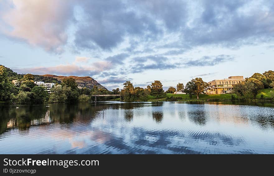 Reflection, Sky, Water, Cloud