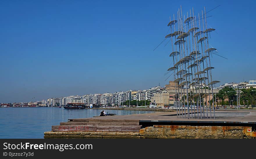 Marina, Waterway, Sky, Port