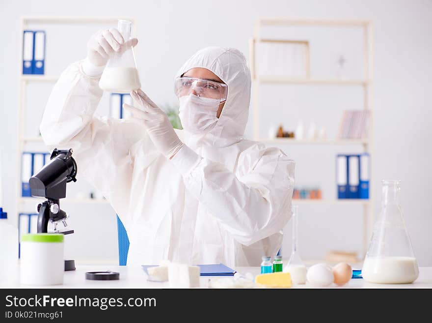 The Food Scientist Testing New Stuff In The Lab