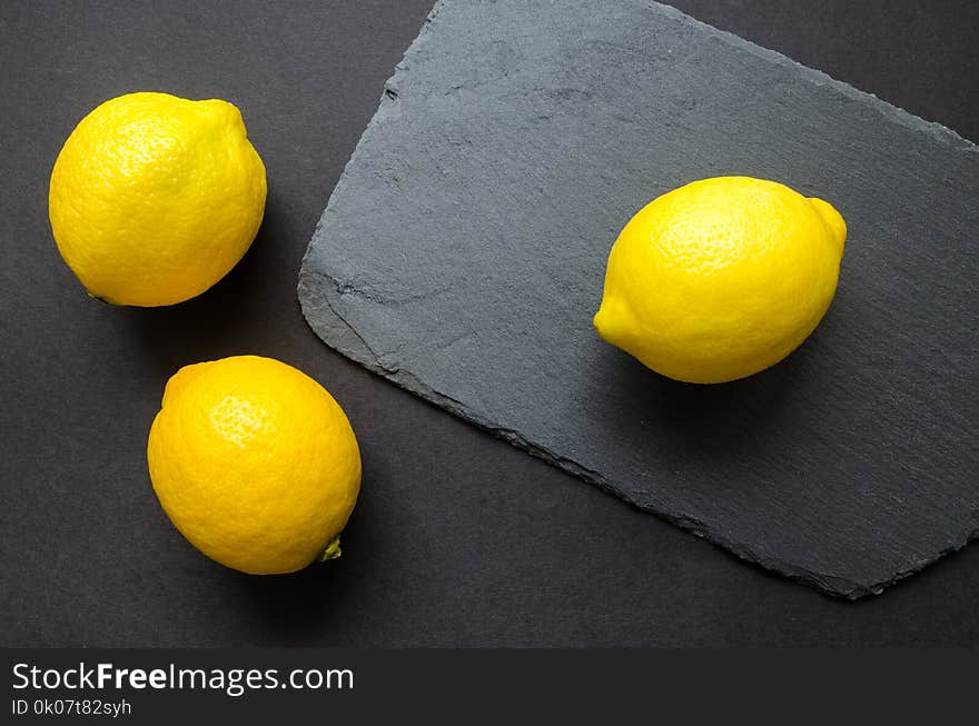 Three Yellow Citrus