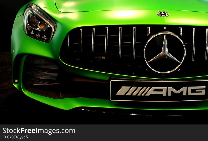 Green Mercedes-benz Amg