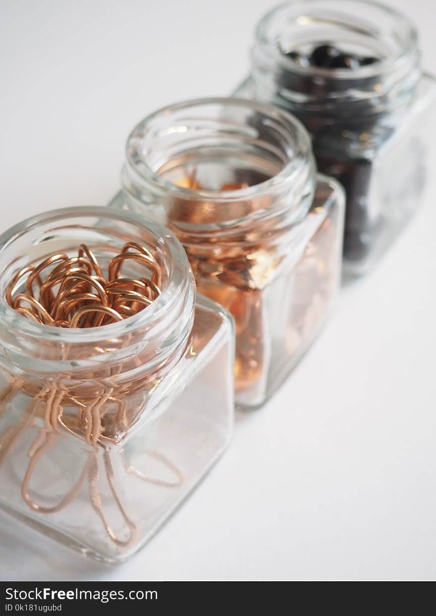 Close-up Photography of Jars