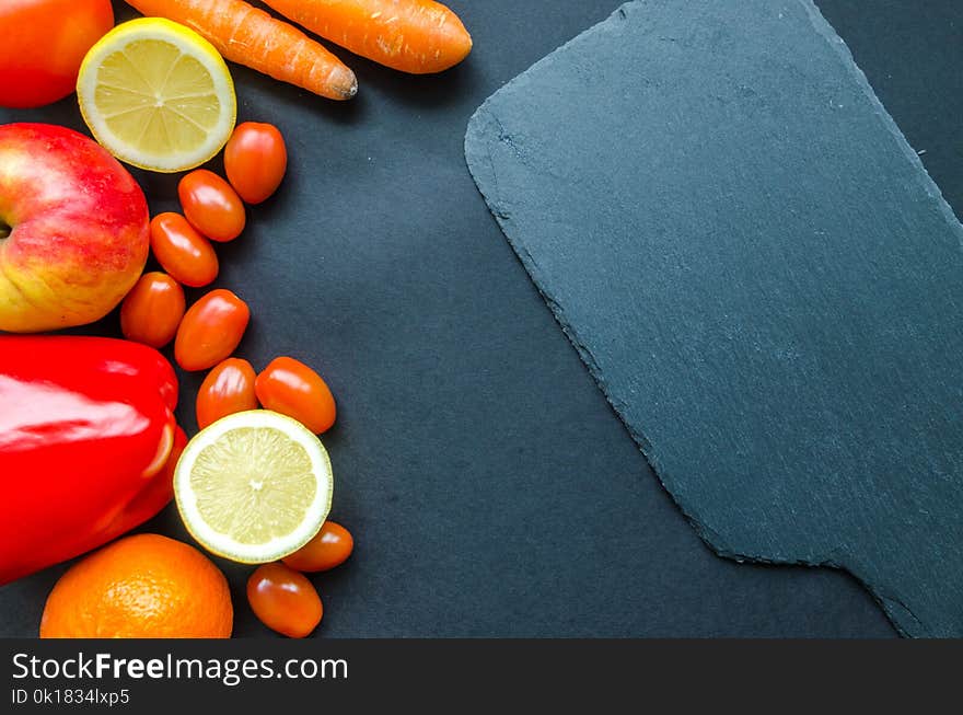 Variety of Fruits and Vegetables