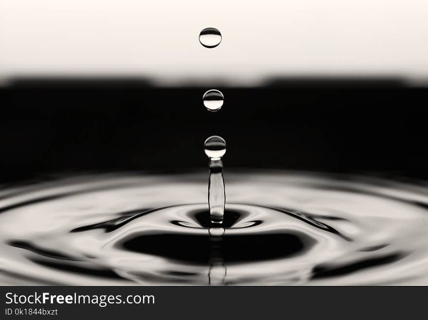 Macro Photography of Water Droplets