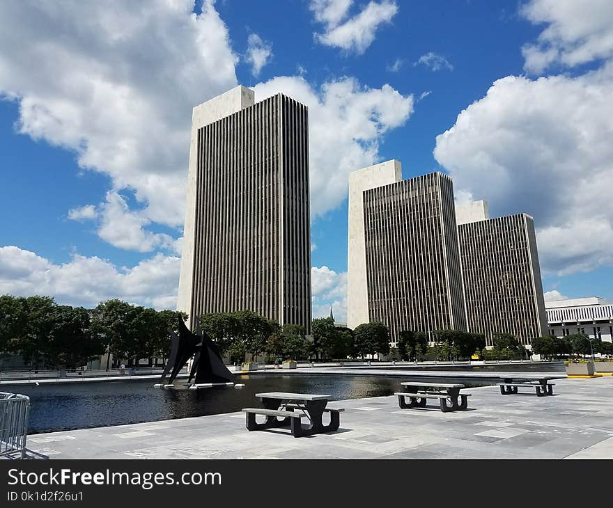 Condominium, Tower Block, Building, Mixed Use