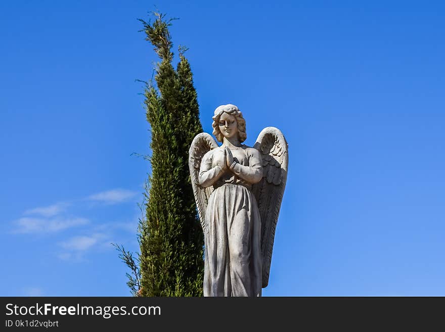 Statue, Sky, Monument, Tree