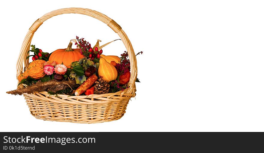 Basket, Vegetable, Flowerpot, Fruit