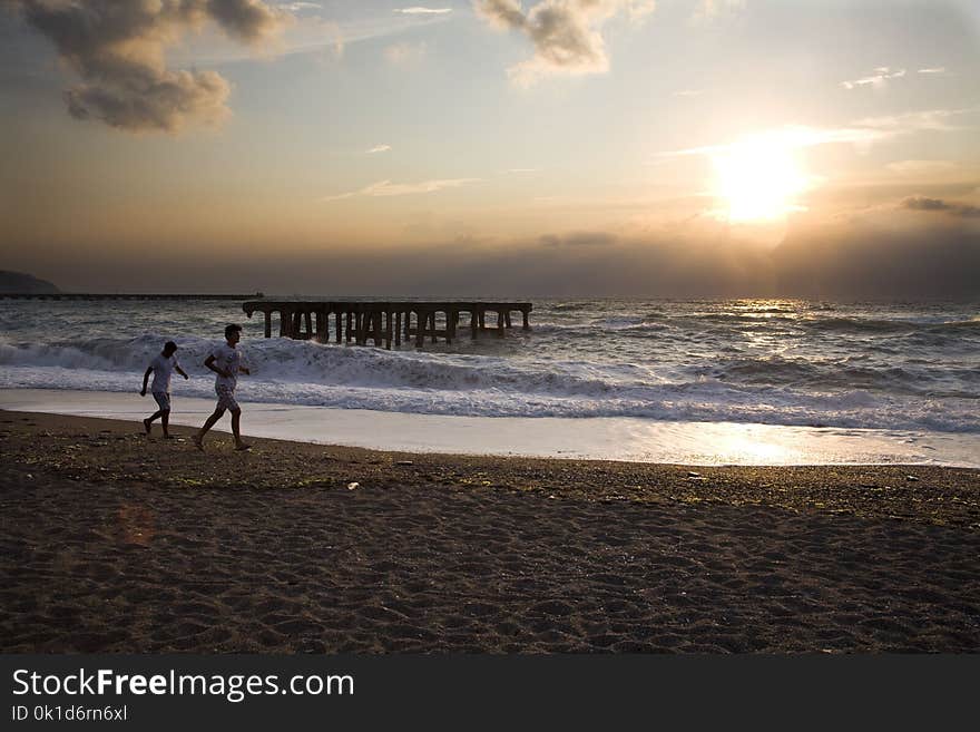 Sea, Beach, Sky, Horizon