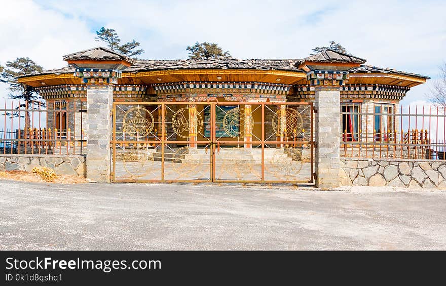 Chinese Architecture, Gate, Historic Site, Facade