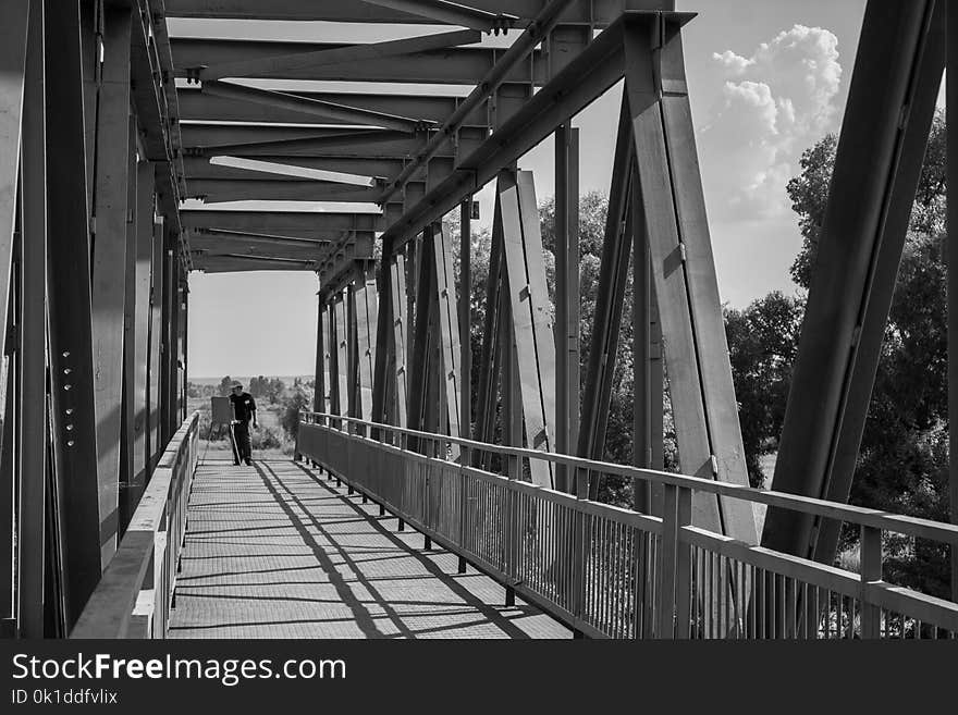 Black And White, Landmark, Monochrome Photography, Structure