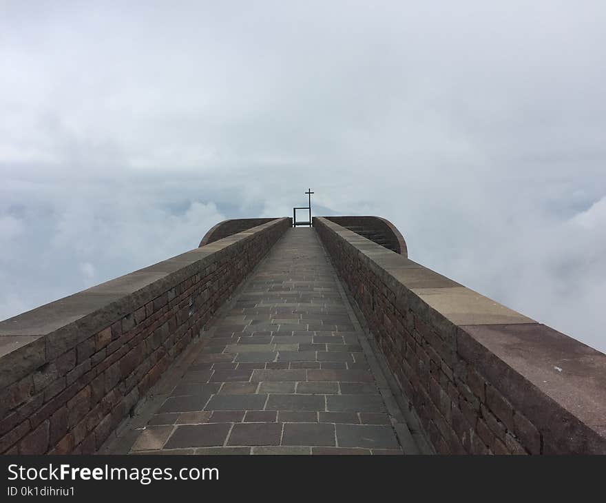 Sky, Cloud, Fixed Link, Roof