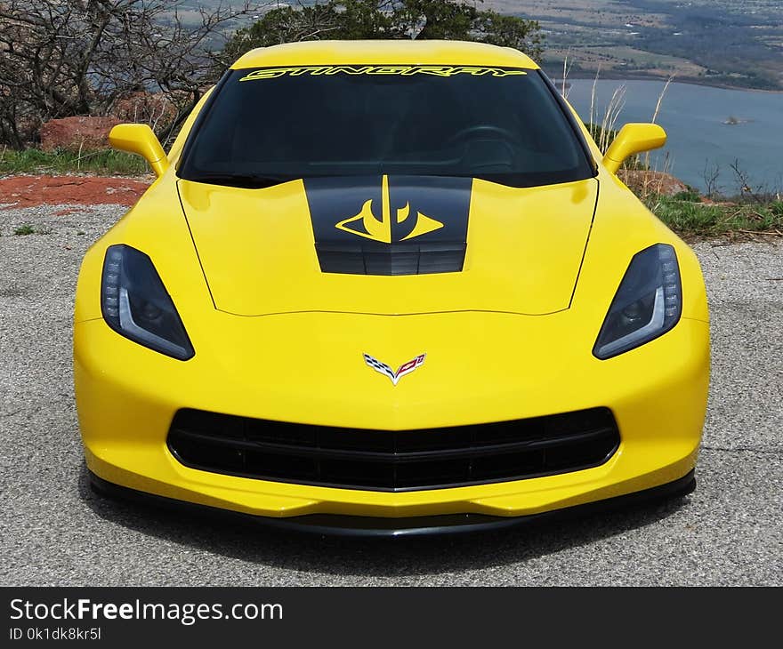 Car, Motor Vehicle, Sports Car, Yellow