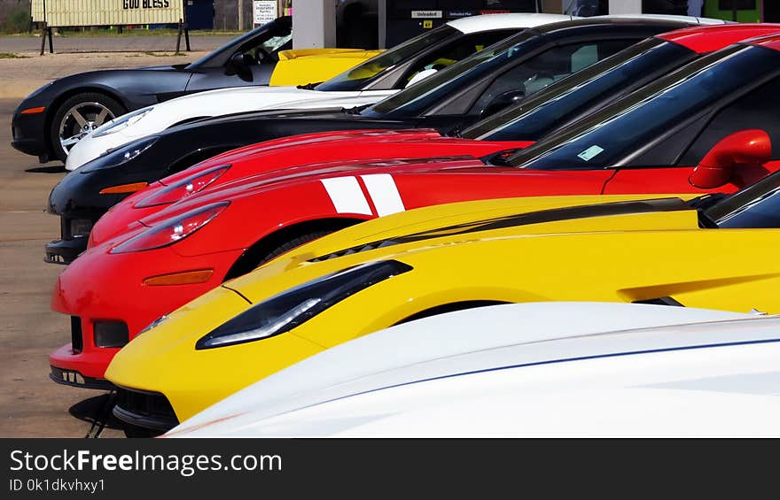 Car, Motor Vehicle, Yellow, Sports Car