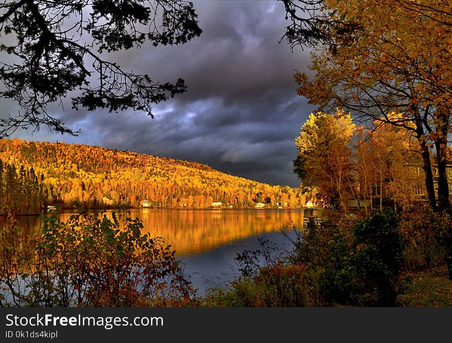 Reflection, Nature, Water, Sky