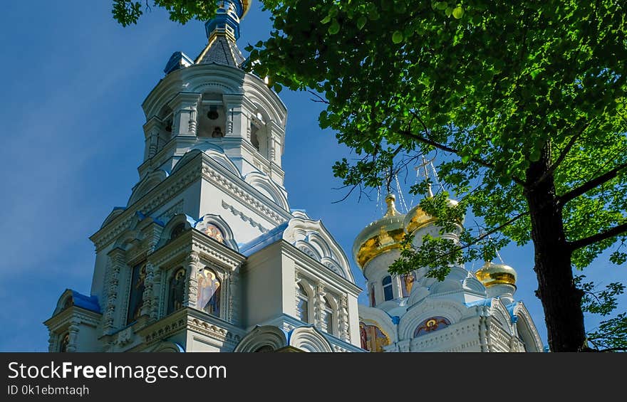 Landmark, Building, Sky, Steeple