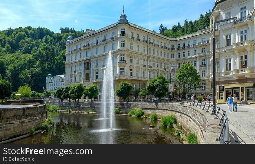 Water, City, Palace, Plaza