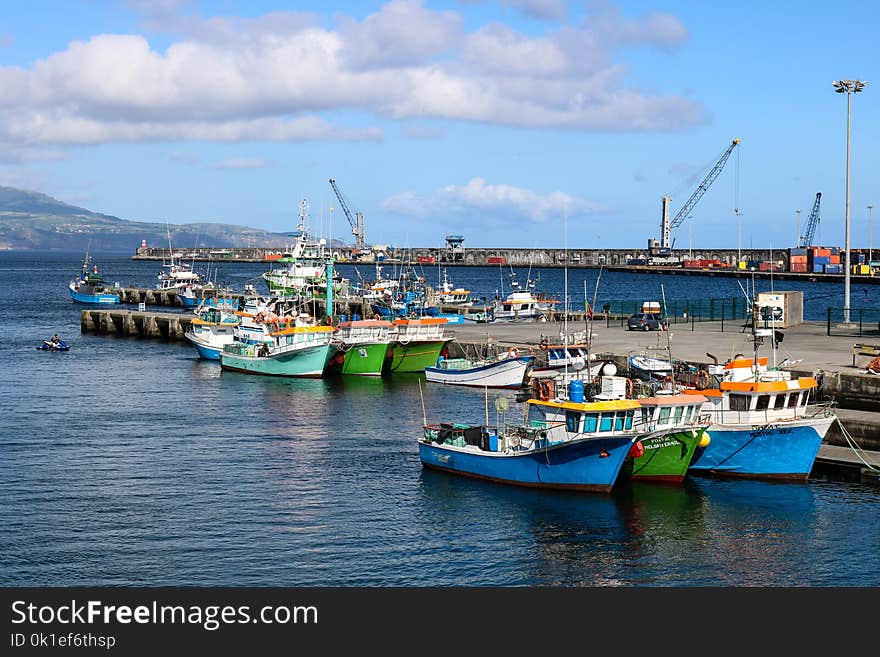 Water Transportation, Harbor, Boat, Sea