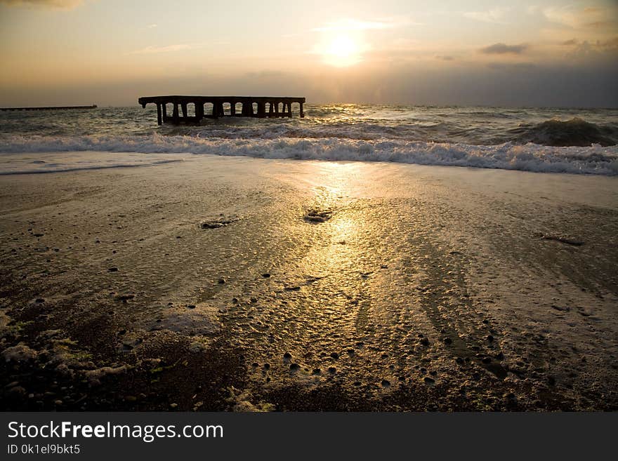 Sea, Horizon, Shore, Sky