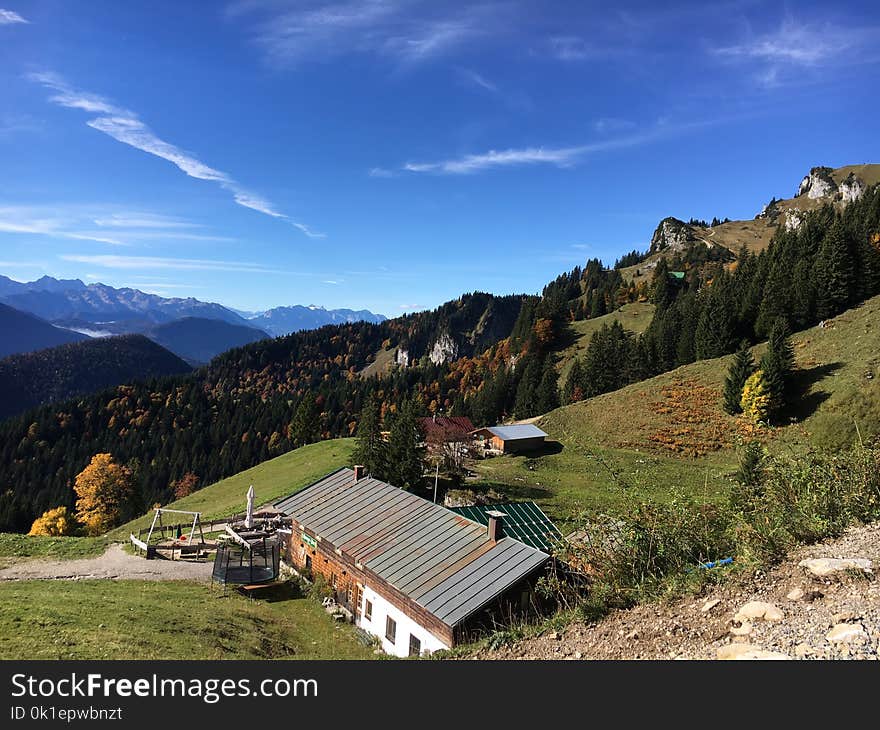 Mountainous Landforms, Mountain Range, Nature, Sky