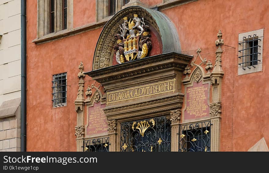 Landmark, Building, Wall, Facade