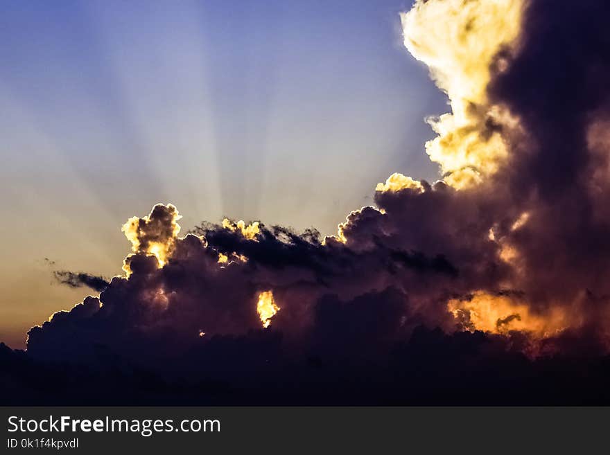 Sky, Cloud, Atmosphere, Afterglow