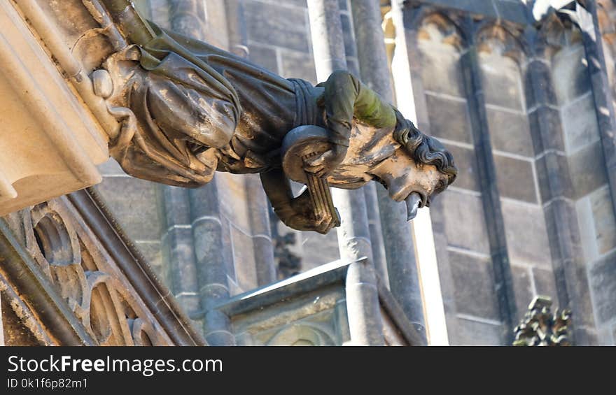 Sculpture, Gargoyle, Statue, Monument