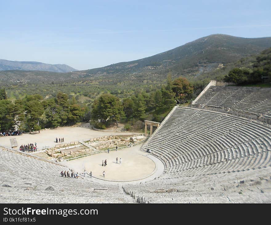 Amphitheatre, Water Resources, Historic Site, Landscape