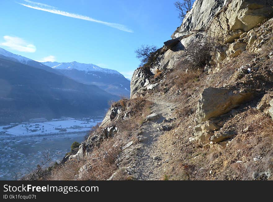 Mountainous Landforms, Ridge, Mountain, Mountain Range